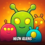 Neon Aliens - Space Invaders game
