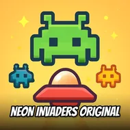 Neon Invaders Original - Space Invaders game